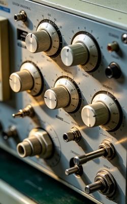 Control knobs and adjustment