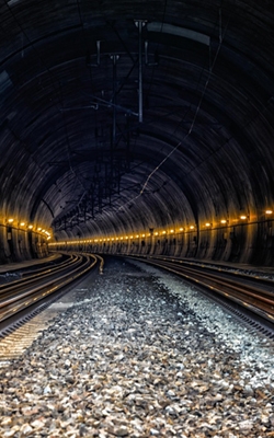 Crack detector for tunnel