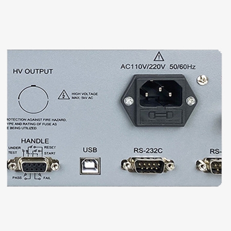 AC DC hipot tester detail