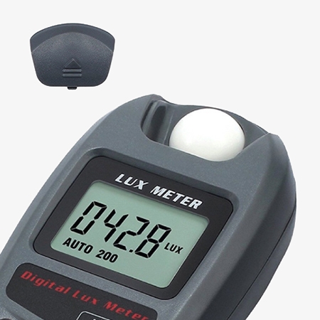 Lux meter for led lights detail