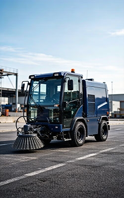 Digital Battery Status Indicator For Industrial Sweepers