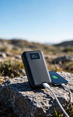 Digital Battery Status Indicator For Solar Power Banks