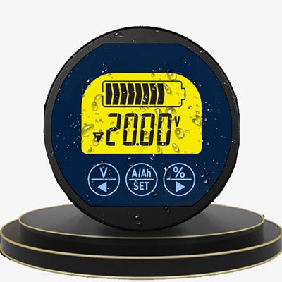 Digital Battery Status Indicator Waterproof View