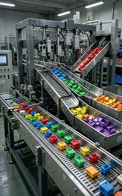 Digital Color Sensor For Automatic Sorting