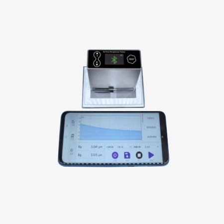 Digital pocket surface roughness tester detail