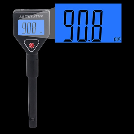 Digital salt meter detail