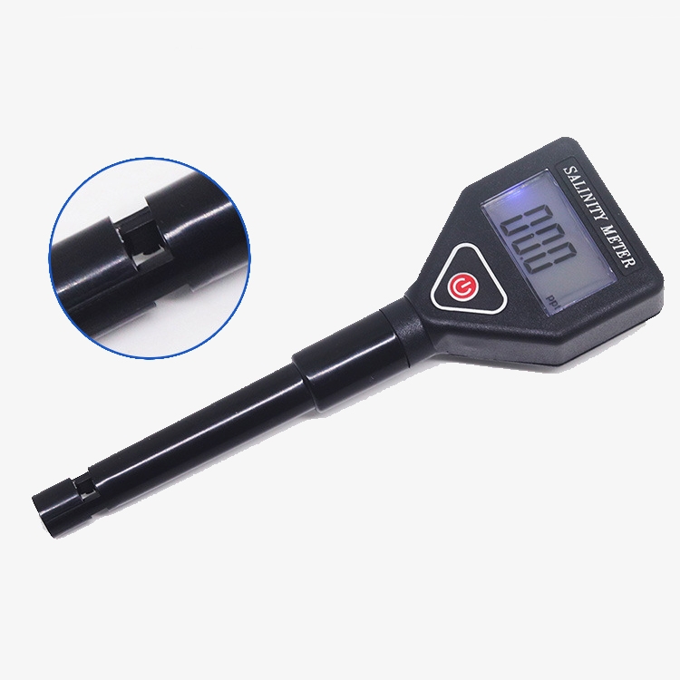 Digital salt meter detail