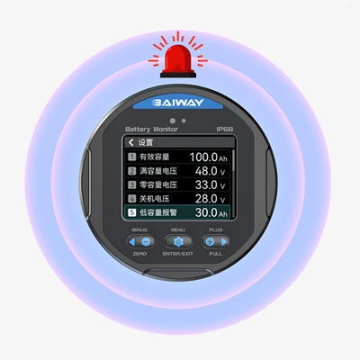 Electric Battery Capacity Indicator Features