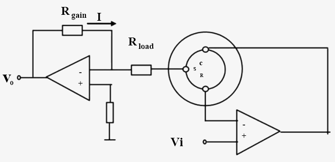 Electrochemical carbon monoxide sensor basic test circuit