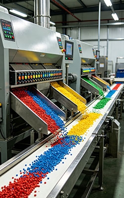 Fiber Optic Color Sensor For Sorting