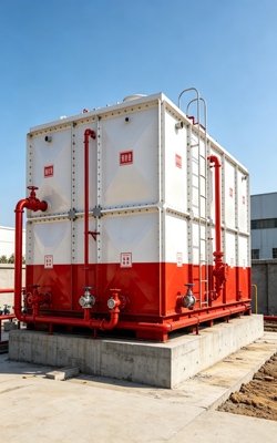Fire water tank picture