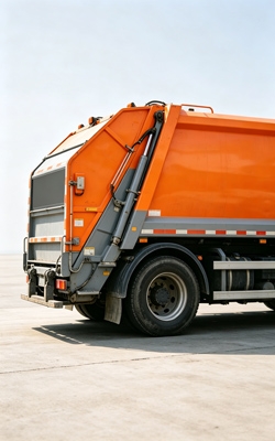 Garbage truck photo