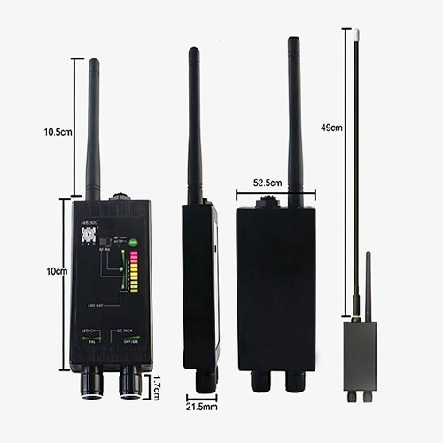GPS Bug Detector Dimensions