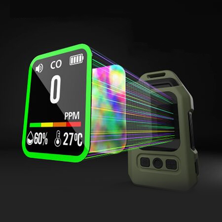 CO CO2 gas detector detail