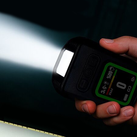 CO CO2 gas detector detail