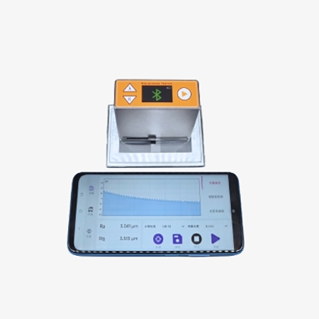 Handheld surface roughness meter detail