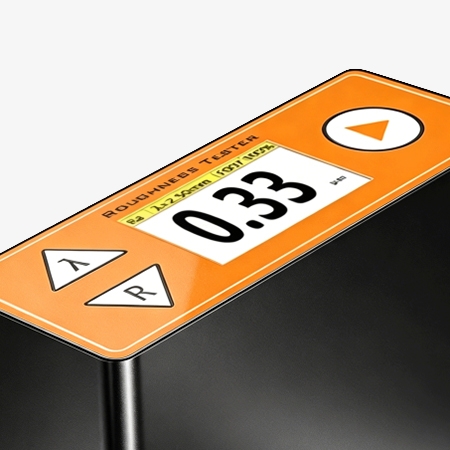 Handheld surface roughness meter detail