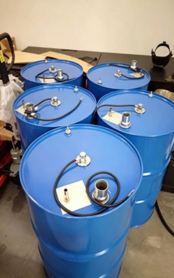 HDPE chemical barrel