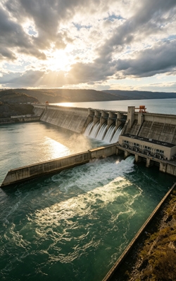 Hydroelectric station waterhead