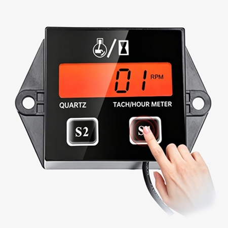 Inductive hour meter-for engine photo