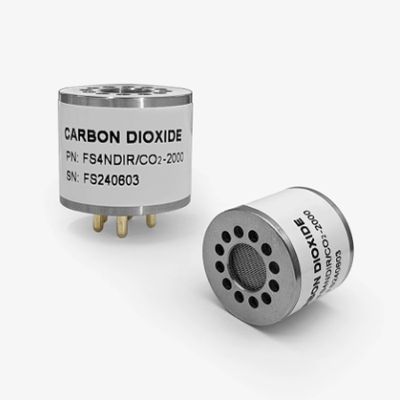Infrared carbon dioxide sensor detail