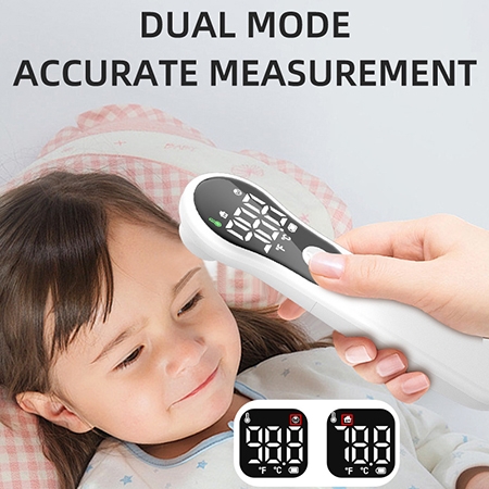 Infrared forehead thermometer details