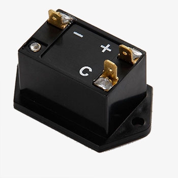 LED Battery Charge Indicator Back View