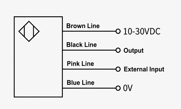 Long Distance Color Sensor Connection Diagram