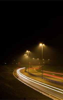 Lux meter for street lamp construction