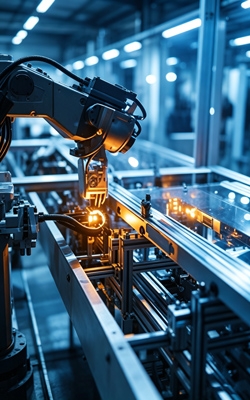 Magnetic angle sensor for robotic arm
