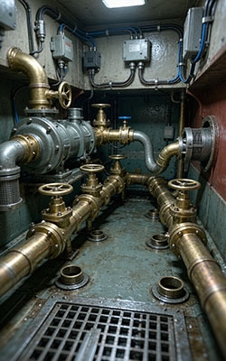 Marine Float Level Switch For Bilge Drainage