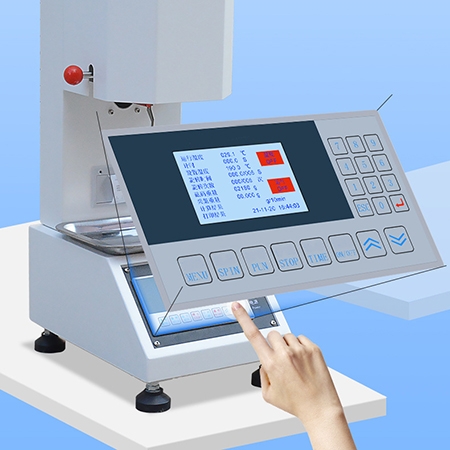 Melt flow index tester detail