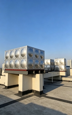 Metal water tank