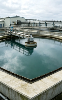 Municipal sewage treatment plants