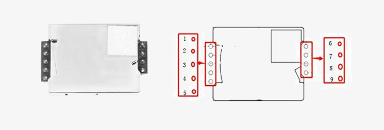 NDIR CO2 sensor module digital interface definition