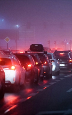 NO2 sensor vehicle exhaust monitoring