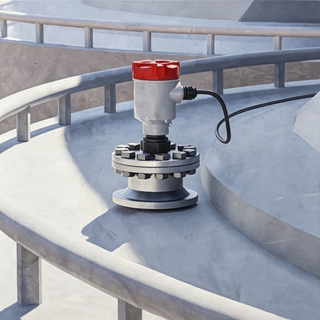 Non contact radar level sensor image