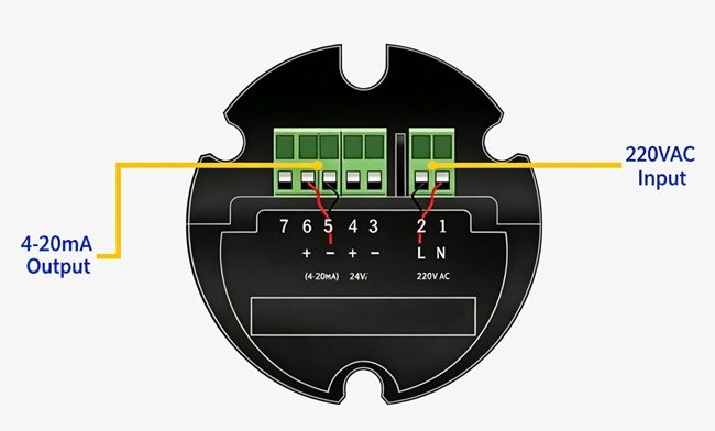 Non contact radar level sensors wiring diagram