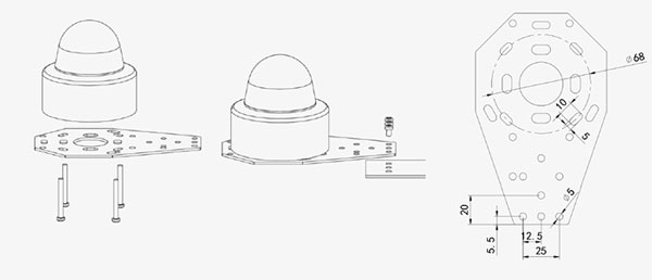 Optical Rain Sensor Installation Diagram