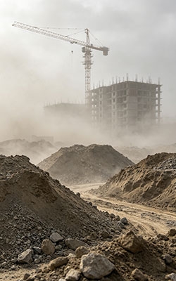 Outdoor Air Quality Sensor For Construction Site Dust Control