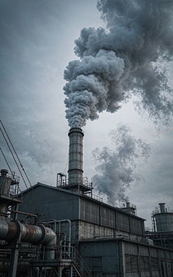 Outdoor Air Quality Sensor For Industrial Plant Emissions