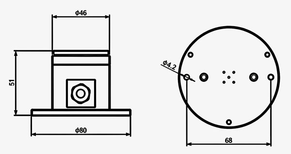 PAR Sensor Mounting Dimensions