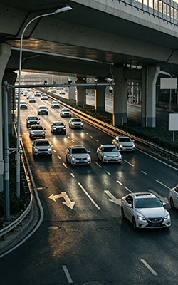 Piezoelectric Rain Sensor For Traffic Monitoring