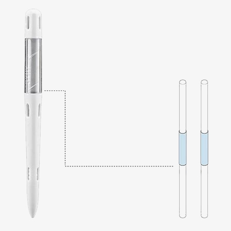 Plant soil moisture meter detail
