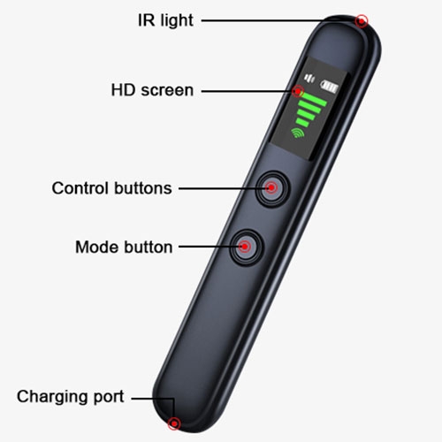 Portable GPS Detector Detail View