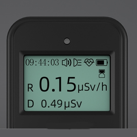 Portable radiation detector detail