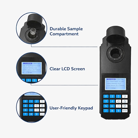 Turbidity meter detail