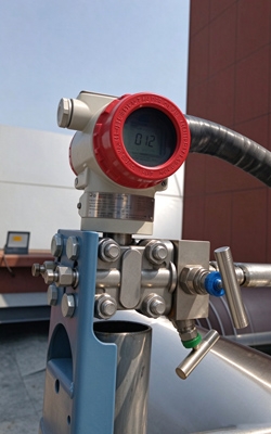 Pressure transducer for petroleum