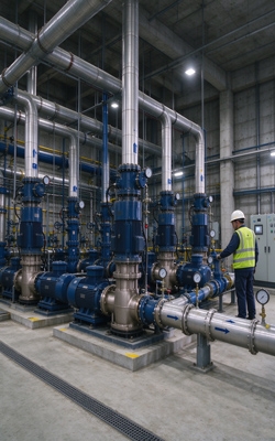 Pumping station system measurement