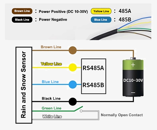 Rain And Snow Sensor Wiring Drawing